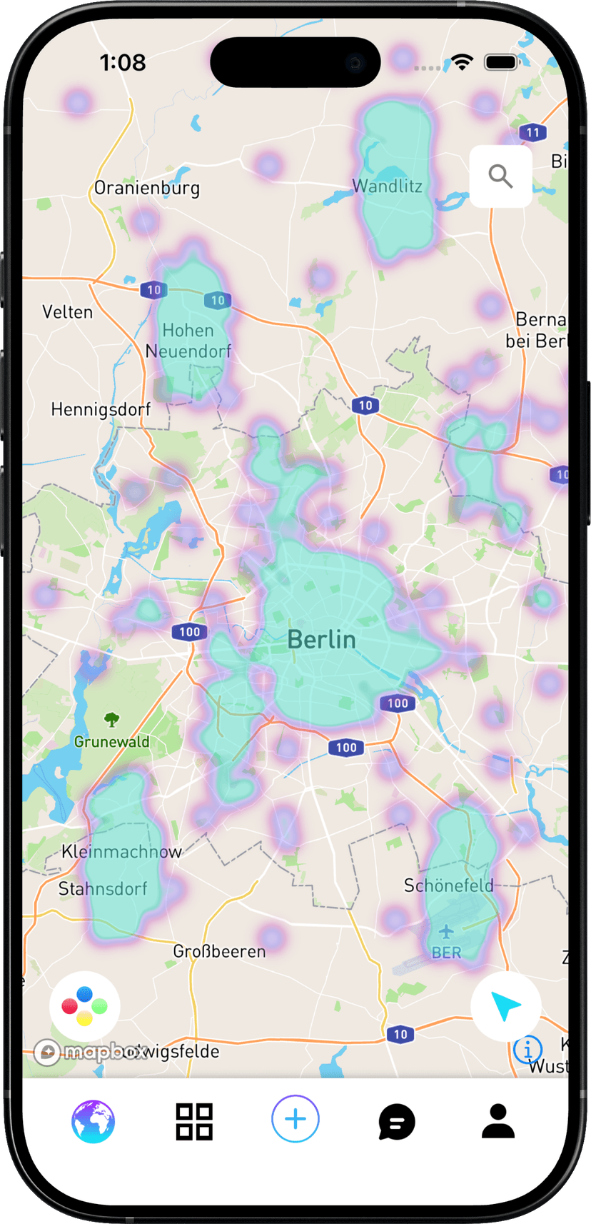 Karte von Berlin